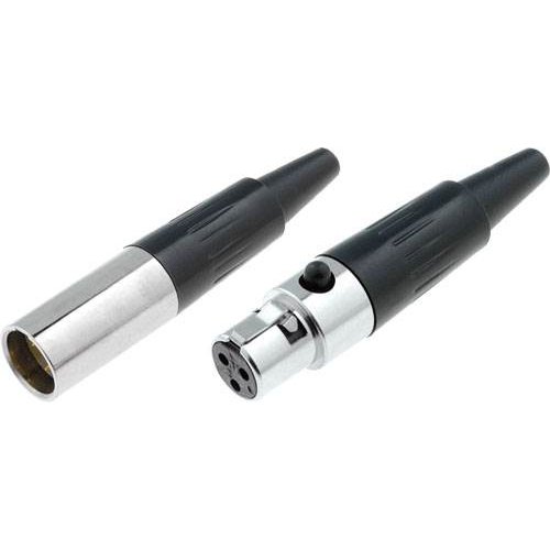 Cannon mini XLR  αρσενικό βύσμα AG3M