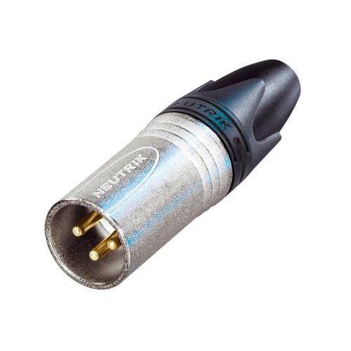 Neutrik XLR αρσενικό ασημί NC3MXX