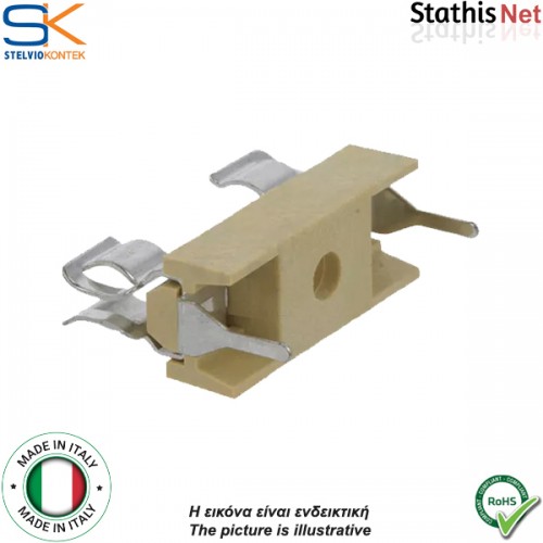 Ασφαλειοθήκη τυπωμένου PCB κεραμική 5x20mm 6.3A PTF/15 Stelvio Kontek