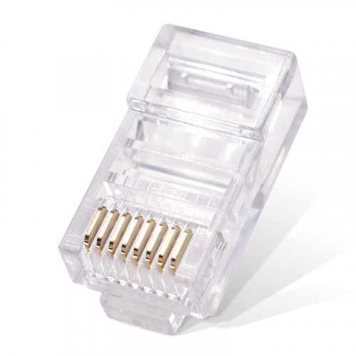 Φις τηλεφωνικό 8P8C RJ45 αρσενικό CAT5e YH8-807