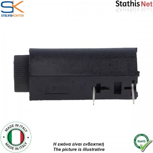 Ασφαλειοθήκη γραμμής καλωδίου 5x20mm 6.3A PTF/50 Stelvio Kontek