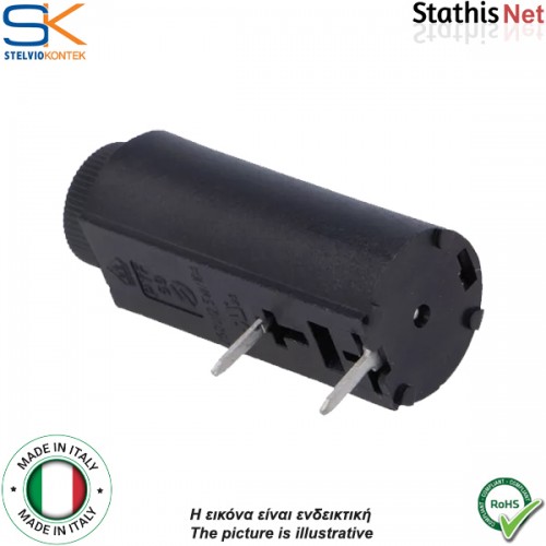 Ασφαλειοθήκη γραμμής καλωδίου 5x20mm 6.3A PTF/50 Stelvio Kontek