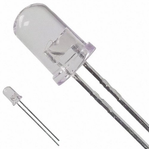 Led 5mm υψηλής φωτεινότητας κίτρινο 1800mcd VUB-505Y132