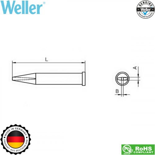 Μύτη κολλητηριού 1.6mm XT AL T0054470199 Weller