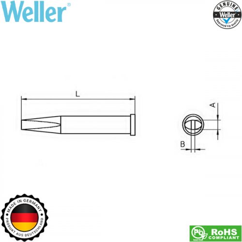 Μύτη κολλητηριού 3.2mm XT M T0054470299 Weller