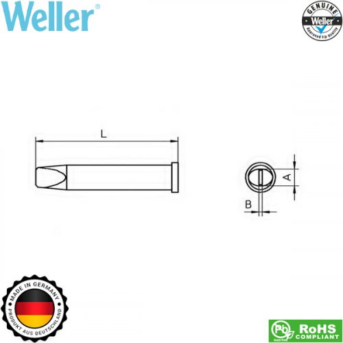 Μύτη κολλητηριού 4.6mm XT D T0054470699 Weller