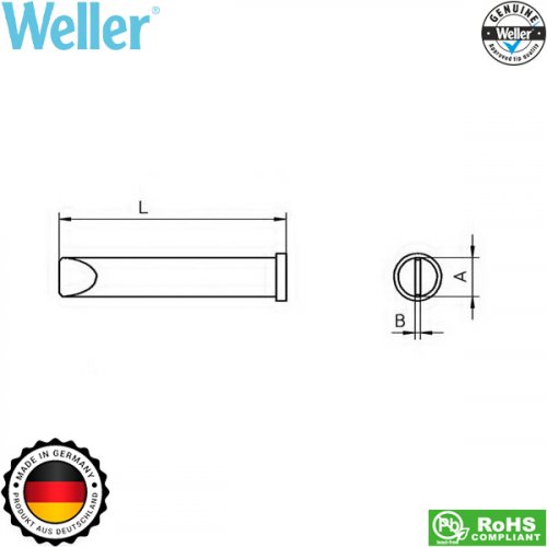 Μύτη κολλητηριού 5.9mm XT E T0054470799 Weller