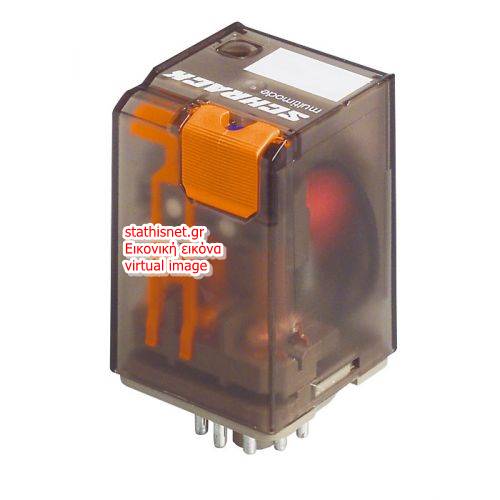 Relay 115V AC 10A 8Pins τύπου λυχνίας MT226115 Tyco