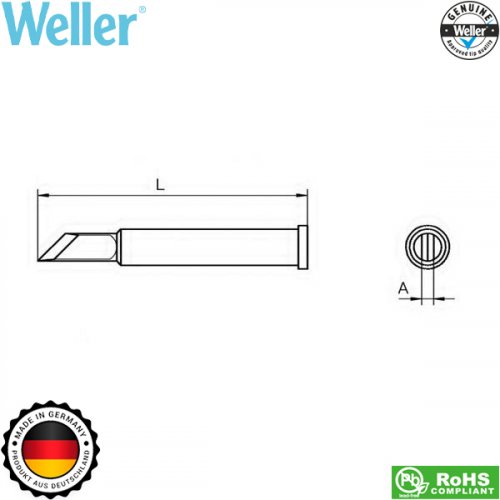 Μύτη κολλητηριού 2mm XT KN T0054471199 Weller