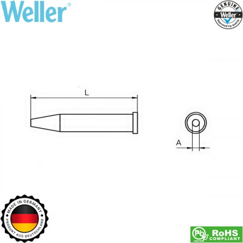 Μύτη κολλητηριού 2.4mm XT BS T0054471599 Weller