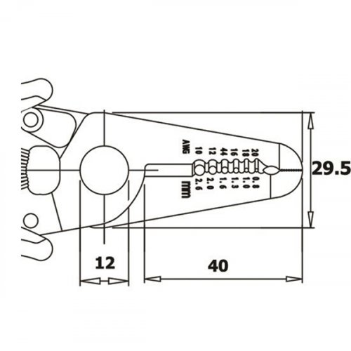 Απογυμνωτής - Ψαλίδι CSP-302 Piergiacomi