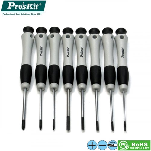 Κατσαβίδια ηλεκτρονικών Σετ 8τεμ 8PK-SD002N Pro'sKit