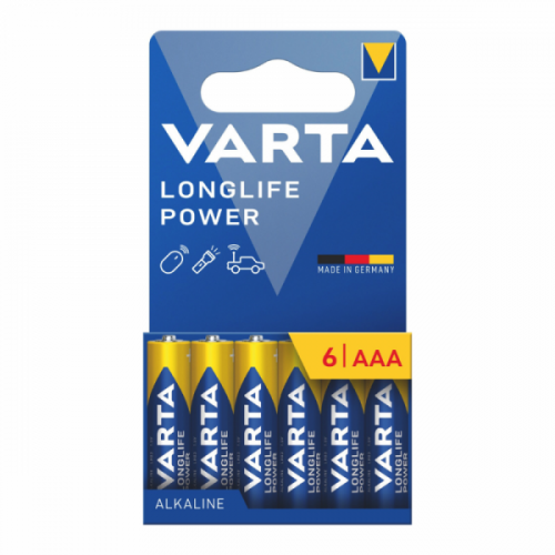 Μπαταρία αλκαλική LR03 AAA BL6pcs 4903 Long Life power VARTA