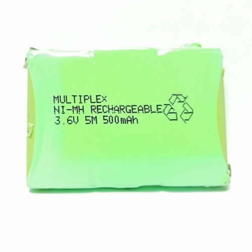 Μπαταρία pack 3 pcs x 3/5M 3.6V 500mAh Ni-Mh με λαμάκι Code S Fujitron