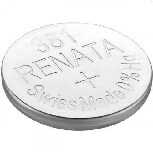 Μπαταρία κουμπί Silver Oxide L/D 1.55V 381 Renata