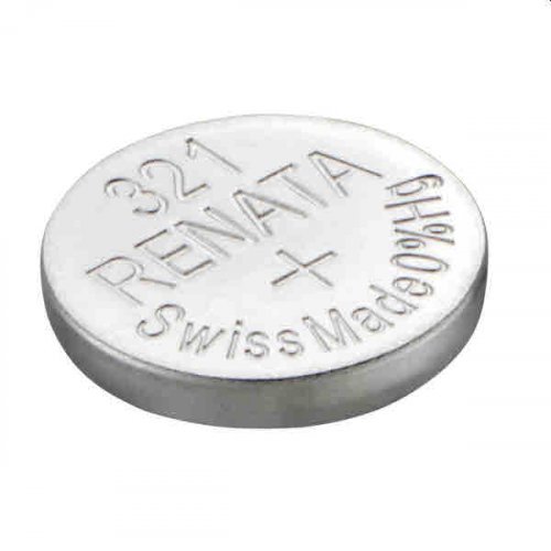 Μπαταρία κουμπί Silver Oxide L/D 1.55V 321 Renata