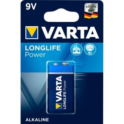 Μπαταρία αλκαλική 6LR61 9V 4922 Long Life power VARTA