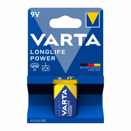 Μπαταρία αλκαλική 6LR61 9V 4922 Long Life power VARTA