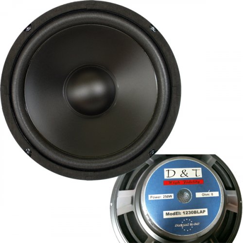 Μεγάφωνο woofer 12'' 8Ω 250W 1230BLAP