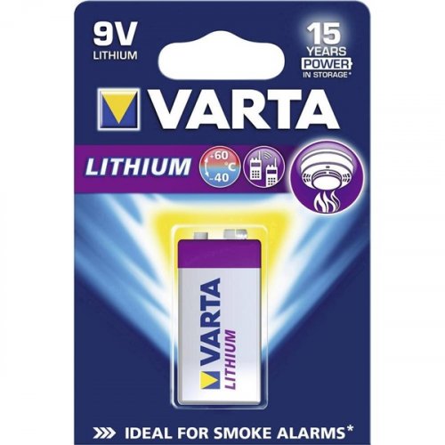 Μπαταρία Λιθίου 6LR61 9v 6122 Ultralithium VARTA