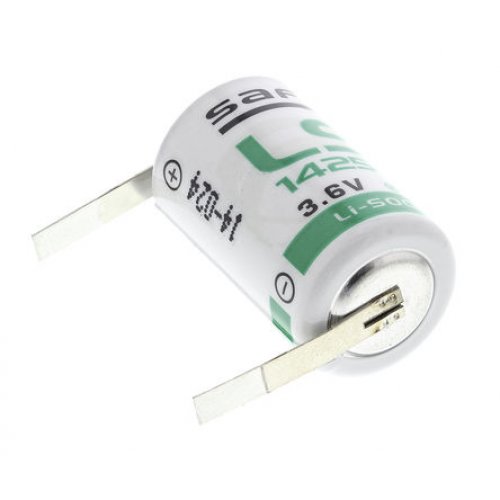 Μπαταρία Λιθίου 3.6V T04/8 1/2 AA 1200mAh Li-Ion LS26500 3PF με λαμάκια SAFT