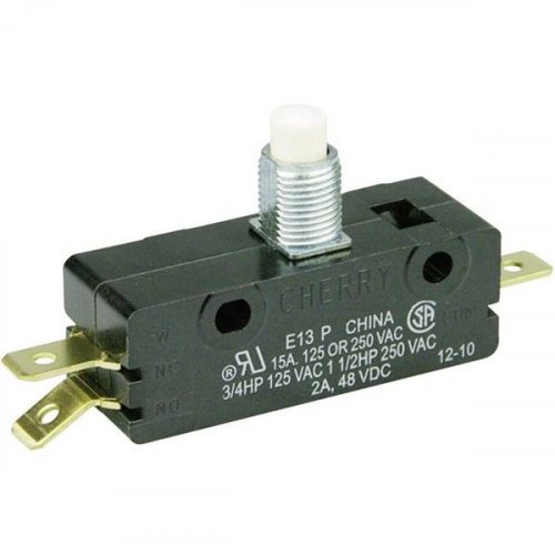 Διακόπτης micro switch με Button SPDT 15A 250V AC SPDT E13-00J ZF Electronics