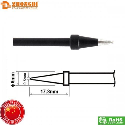 Μύτη κολλητηρίου 0.4mm N4-2 για το κολλητήρι ZD-415 Zhongdi