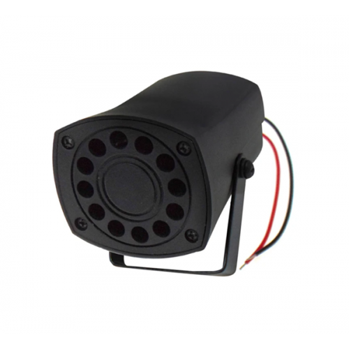 Σειρήνα Buzzer 12V DC 105dB 84.5x61.8x71mm μαύρη IP54 KPS-G6210 KEP