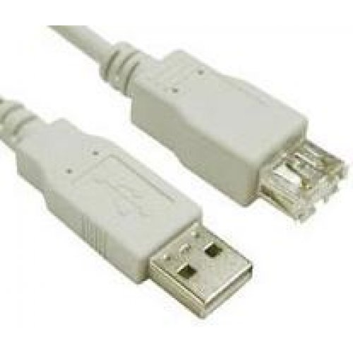 Καλώδιο USB 2.0 A αρσενικό -> Α θηλυκό 1.8m VN-U607 BEIGE