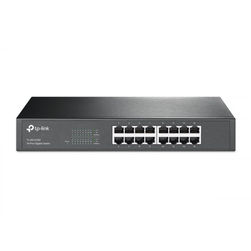 Switch 16-Port 10/100/1000Mbps TL-SG1016D + rackmount TP-LINK