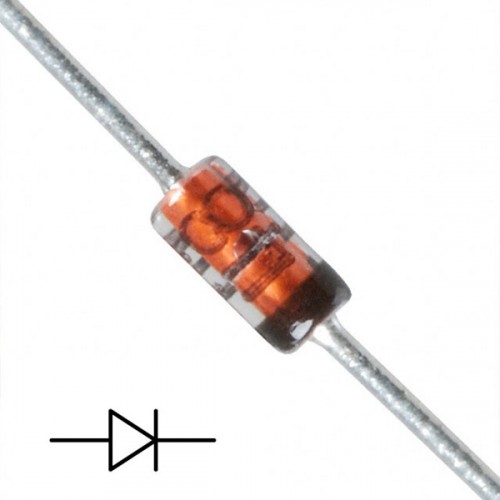 Δίοδος 4ns 100V 0.45A DO-35 1N4148 ON Semiconductor