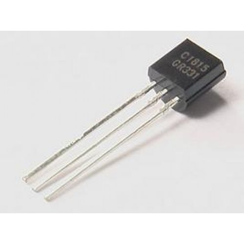 Transistor BJT 60Vcbo 50Vceo 5.0V 150mA 400mA TO-92-3 2SC1815 Central Semiconductor