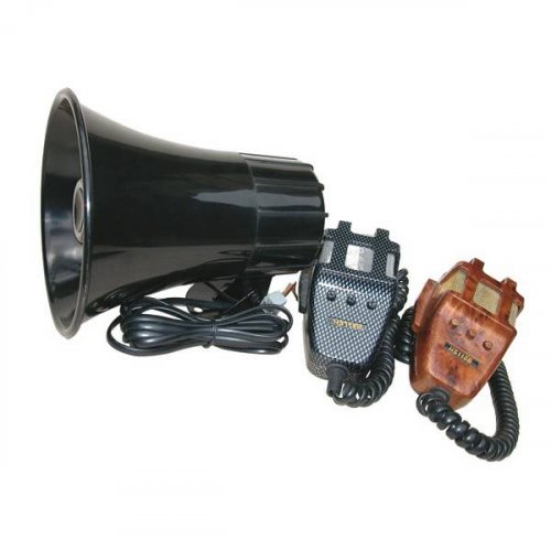 Κόρνα με ενισχυτή και μικρόφωνο 12V 20W PAG30