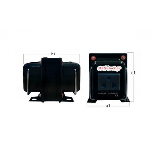 Converter αυτομετασχηματιστής 230V AC IN -> OUT 110V AC 1500W 13.6A THG-1500 Minwa
