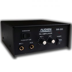 Ενισχυτής μικροφωνικός Auto 12V 18W SM-203 Audien