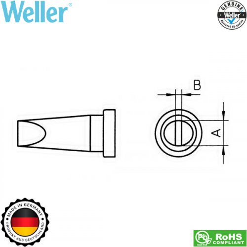 Μύτη κολλητηριού 1.6x0.7mm LT A T0054444099 Weller