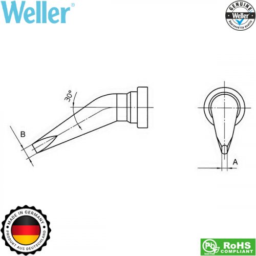 Μύτη κολλητηριού 1.6x0.7mm LT ALX T0054444399 Weller