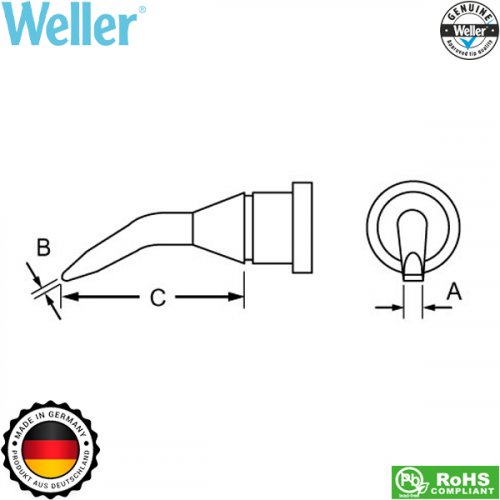 Μύτη κολλητηριού 0.1mm LT 1SNW T0054449699 Weller