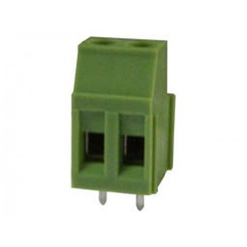 Κλέμα τυπωμένου 2Pins pitch 5mm ασανσέρ πράσινη XY129V-B Xinya