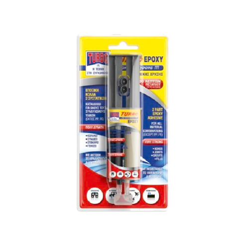 Κόλλα εποξική μετάλλων 2 συστατικών 24ml 88400 Turbo