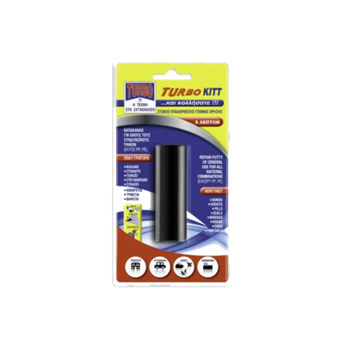 Κόλλα ταχείας συγκόλλησης γενικής χρήσης διάφανη 20gr blister 98820 Turbo
