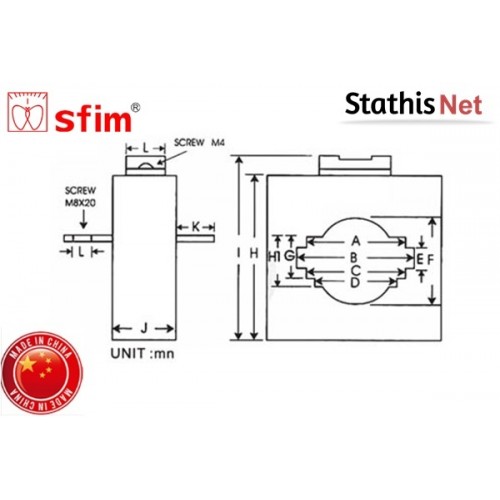 Μετασχηματιστής οργάνων πίνακος AC Φ30 50/5 MSQ30-50/5 SFIM