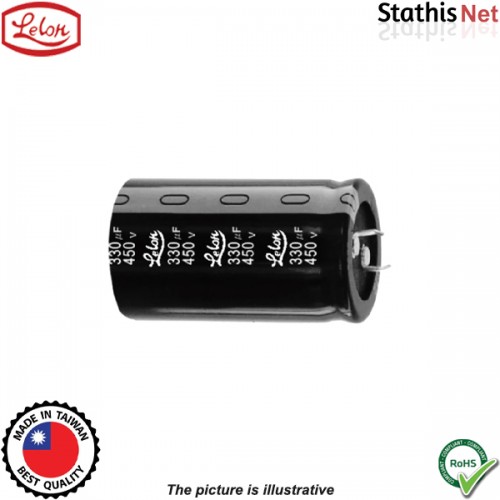 Πυκνωτής ηλεκτρολυτικός LPW 450V 100μF 85*C 22x35mm LELON