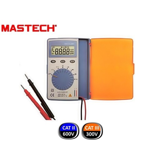 Πολύμετρο ψηφιακό τσέπης basic slim - buzzer - καπασιτόμετρο - συχνότητα autorange MS8216 Mastech MGL/C