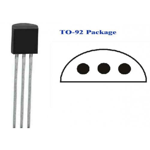 Transistor NPN 65V 100mA TO-92 BC546B