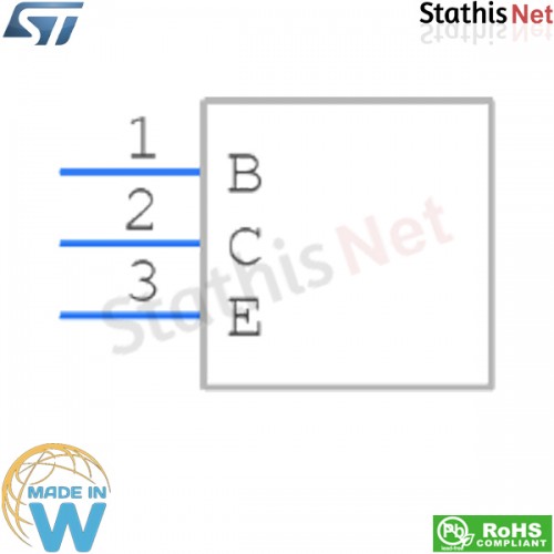 Transistor PNP 80V 1.5A SOT-32 BD140 STMicroelectronics