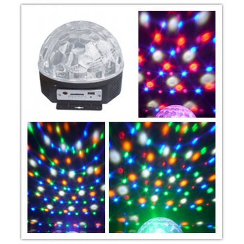 Φωτιστικό Disco με τηλεχειριστήριο 6 χρωμάτων LED LB-166 STARAY