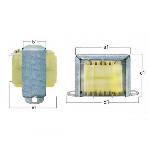 Μετασχηματιστής 230V -> 1 x 9V + 1 x 11V 0.5A Amarad