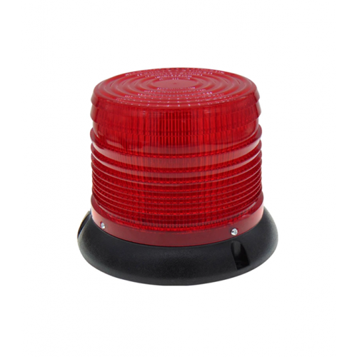 Φάρος μεσαίος LED strobe περιστρεφόμενος 24V DC 135x125mm κόκκινος IP40 C-400 CNTD