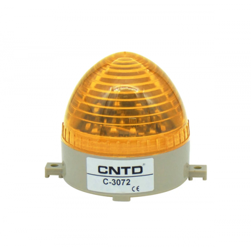 Φάρος μικρός LED strobe 24V DC 85x75mm κίτρινος IP40 C-3072 CNTD